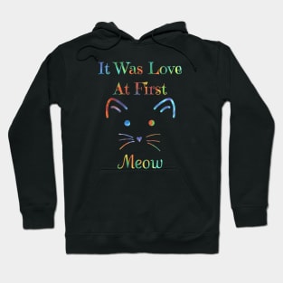 It Was Love At First Meow Hoodie